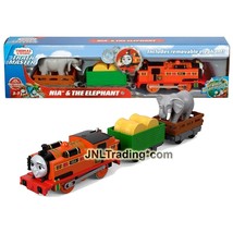 Year 2018 Thomas &amp; Friends Trackmaster Motorized Train Set - NIA &amp; THE ELEPHANT - £39.90 GBP