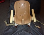 FISHERPRICE HIGH CHAIR SEAT BROWN 2-4 YEARS OLD STRAPS FOR DINNER CHAIR - £16.00 GBP