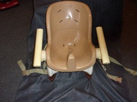 FISHERPRICE HIGH CHAIR SEAT BROWN 2-4 YEARS OLD STRAPS FOR DINNER CHAIR - £15.95 GBP