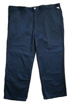 DICKIES Mens Sz 48UU 48x27 Flat Front Back Dark Navy Blue Work Pants NWT - $15.84