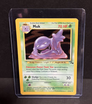 Muk Pokemon Trading Card Game TCG Holo  Fossil Base Set 1st Edition 1999 - $14.01
