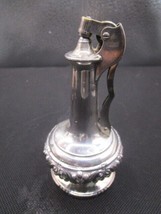 RONSON Silver Plate US Pat.19023 decanter table lighter 1940s - £51.59 GBP