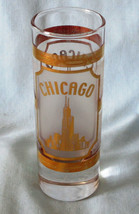 Chicago 4 1/4&quot; Tall Shot Glass by Culver - $9.89