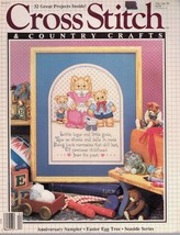 Cross Stitch &amp; Country Crafts Magazine Mar/Apr 1989 32 Projects Sampler ... - $14.84