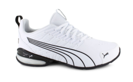 Puma Voltaic Evo White/Black Men&#39;s # 7 Leather 311796 01 SoftFoam Sole A... - €73,41 EUR