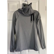 Nike Pro Hyperwarm Funnel Neck Gray Pullover Top Shirt 485381 Women&#39;s Medium M - $24.49