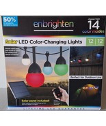 Enbrighten USB-Powered Solar Color Changing Outdoor String Lights, 12ft,... - €36,47 EUR