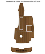 2006 MasterCraft Pro Star 205V X1 Swim Platform Cockpit Pad Boat EVA Tea... - $889.00 CAD