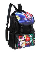 Mario Backpack Flying Star with Luigi Yoshi Wario 17&quot; with adjustable strap - £20.43 GBP