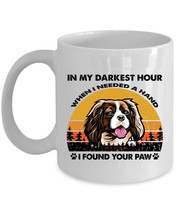 Cute Cavalier King Dog Lover Coffee Mug Ceramic Dogs Paw Quote Vintage M... - $16.78+