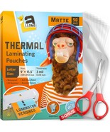 Matte Thermal Laminating Pouches, 9 X 11.5 Inches, 3 Mil Thick, Matte Fi... - $35.99