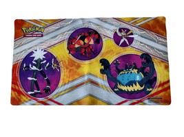 2017 Pokemon Trading Card Game Play Mat Ultra Beasts TCG Rubber Backing - £11.83 GBP