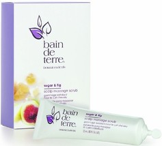 Bain De Terre Sugar &amp; Fig Scalp Massage Scrub, 4-.85 Fl. Oz Tubes - £12.81 GBP