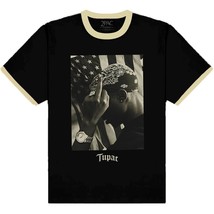 Tupac Flag Photo Official Tee T-Shirt Mens Unisex - £32.20 GBP