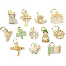 Lenox Saint Patrick&#39;s Day  Miniature Tree Ornaments Set 12 Luck Of The Irish NEW - $363.85