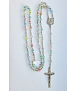VINTAGE  925 STERLING SILVER  Beautiful Grenci Sterling Crystal Rosary - $3,952.57 MXN