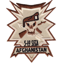 4.5&quot; Army 5TH Battalion 19TH Special Forces Group Afghanistan Embroidered Patch - £23.52 GBP