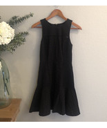 NWT Size 00 J.Crew - Black Floral Eyelet Panel Dress - $35.00