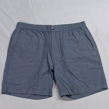 J.CREW Large x 7&quot; Blue Dot Tripper Stretch Thighs Out Chino Shorts - £17.22 GBP