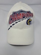 Rams 1999 Conference Champions White Locker Room Hat New - $9.56