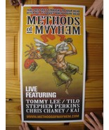 Methods of Mayhem Poster Motley Crue Jane&#39;s Addiction Derek Hess - €158,34 EUR