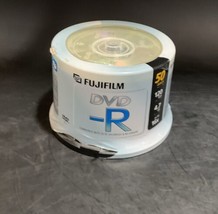 Fujifilm 50Pk DVD-R Blank Discs New/Sealed 120 Min 4.7GB Record 1x Up To 16x - $14.84