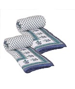 Combinazione di 2 trapunta/Razai 2 Jaipuri Razai #Rajasthan #Letto singo... - £81.84 GBP