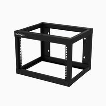 StarTech.com 6U 19&quot; Wall Mount Network Rack 19&quot; Deep 2 Post Open Frame for Serve - £223.16 GBP+