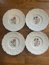 Royal Cauldon Bristol Ironstone Woodstock Dinner Dish Plate Lot Floral V... - $123.74