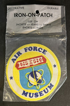Vtg Thin-Canvas-Style (Htf Version) Usaf Air Force Museum Ohio Patch New Sealed - £9.74 GBP
