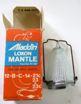 Vintage Aladdin LOXON MANTLE Lamp R-150 12-B-C-21-21C &amp; 23 NOS 1972 - $23.74