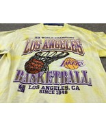 Mitchell &amp; Ness Hardwood Classics LA Lakers 16X World Champions T-Shirt ... - £14.21 GBP