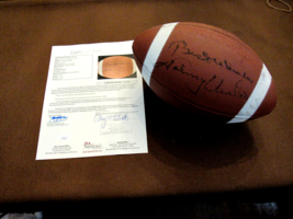 JOHNNY UNITAS BEST WISHES BALT COLTS HOF SIGNED AUTO VTG WILSON FOOTBALL... - $494.99