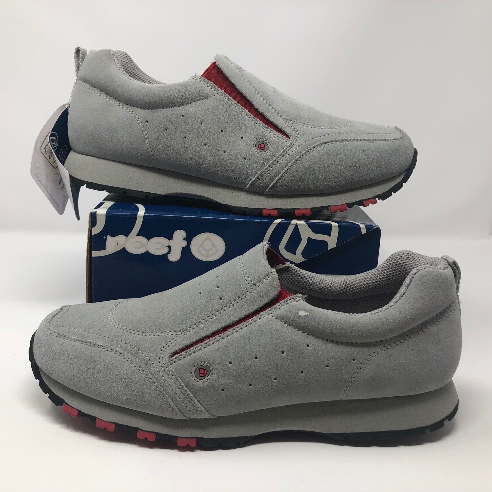 VTG NIB Reef Deadstock Womens Hautie Gray Skateboard Shoes Sz 10 Surf Sk... - $106.91
