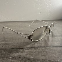 Versace Eyeglasses Women N81H Silver Chrome 57 14 135 FRAMES ONLY Italy - $25.19