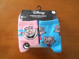 Shortie Crew Socks Size 4-10 Disney Character Graphic Print 10 Pairs - £14.66 GBP