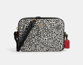Coach Disney Mickey Mouse X Keith Haring Mini Camera Bag Crossbody ~NWT~ C6907 - £145.94 GBP