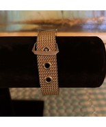 Unique gold tone mesh bracelet - £11.55 GBP