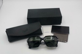 Authentic Persol Women&#39;s PO0581S 54mm Sunglasses Black/Green NEW - $139.90
