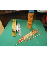  Collectible Vintage CRISS CROSS PICK-UP STICKS &amp; FREE Giro-Prop Toy - £12.36 GBP