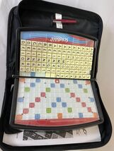 NEW Hasbro SCRABBLE Crossword Game Folio Travel Edition Zippered Case CO... - $16.92