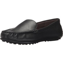 Aerosoles Women Slip On Loafers Over Drive Size US 8M Black Leather - $40.59