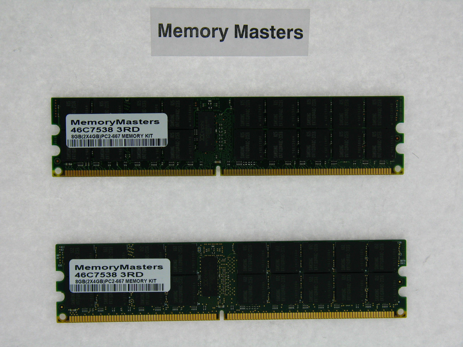 46C7538 8GB  2x4GB PC2-5300 ECC Reg Memory IBM System x3455 series - $120.78