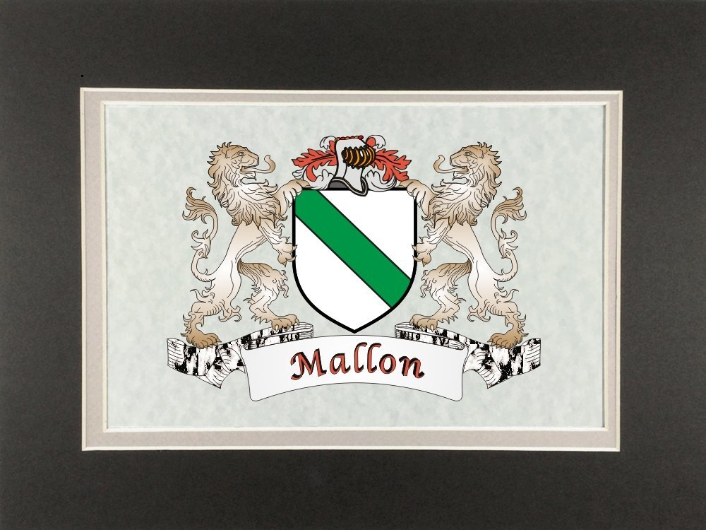 Mallon Irish Coat of Arms Print - Frameable 9" x 12" Item image 2
