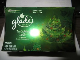 Glade Scented Candle 2pk - Tree Lighting Wonder - $7.91