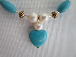 Turquoise necklace - £25.57 GBP