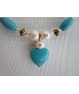 Turquoise necklace - £25.35 GBP