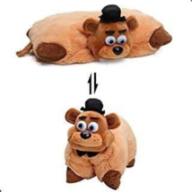 Fnaf Plush Freddy Fazbear Stuffed Pillow Pet 43cmx30cm Plushies 2in1 Cushion New - £25.34 GBP