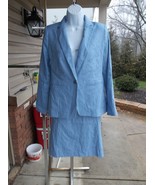 NWOT ANN TAYLOR BLUE SKIRT SUIT 4P - $59.99