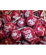 Tootsie Pops Red Raspberry 30 Red Raspberry Tootsie pop lollipop bulk candy - $167.34 MXN